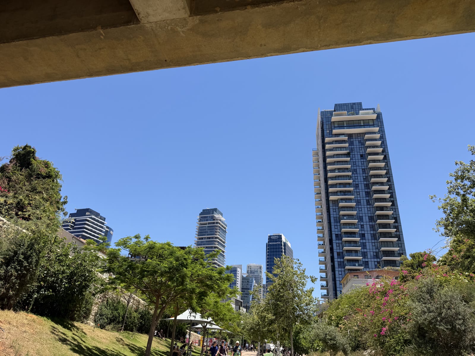 A photo taken in Tel Aviv — where, exactly, was the camera standing?